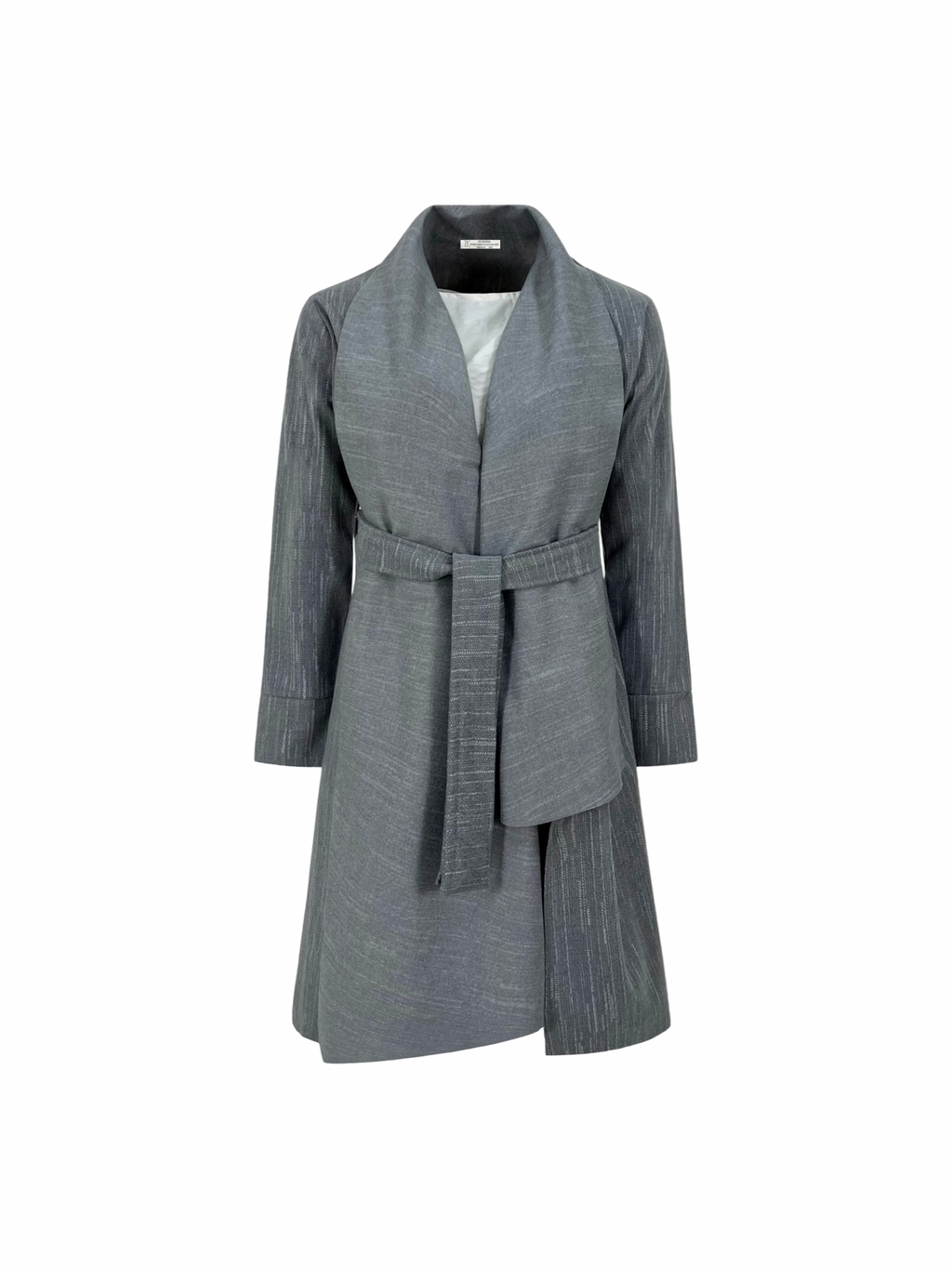 Scratched Foulard Coat