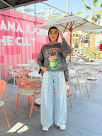 Strawberry Matcha Long T-Shirt
