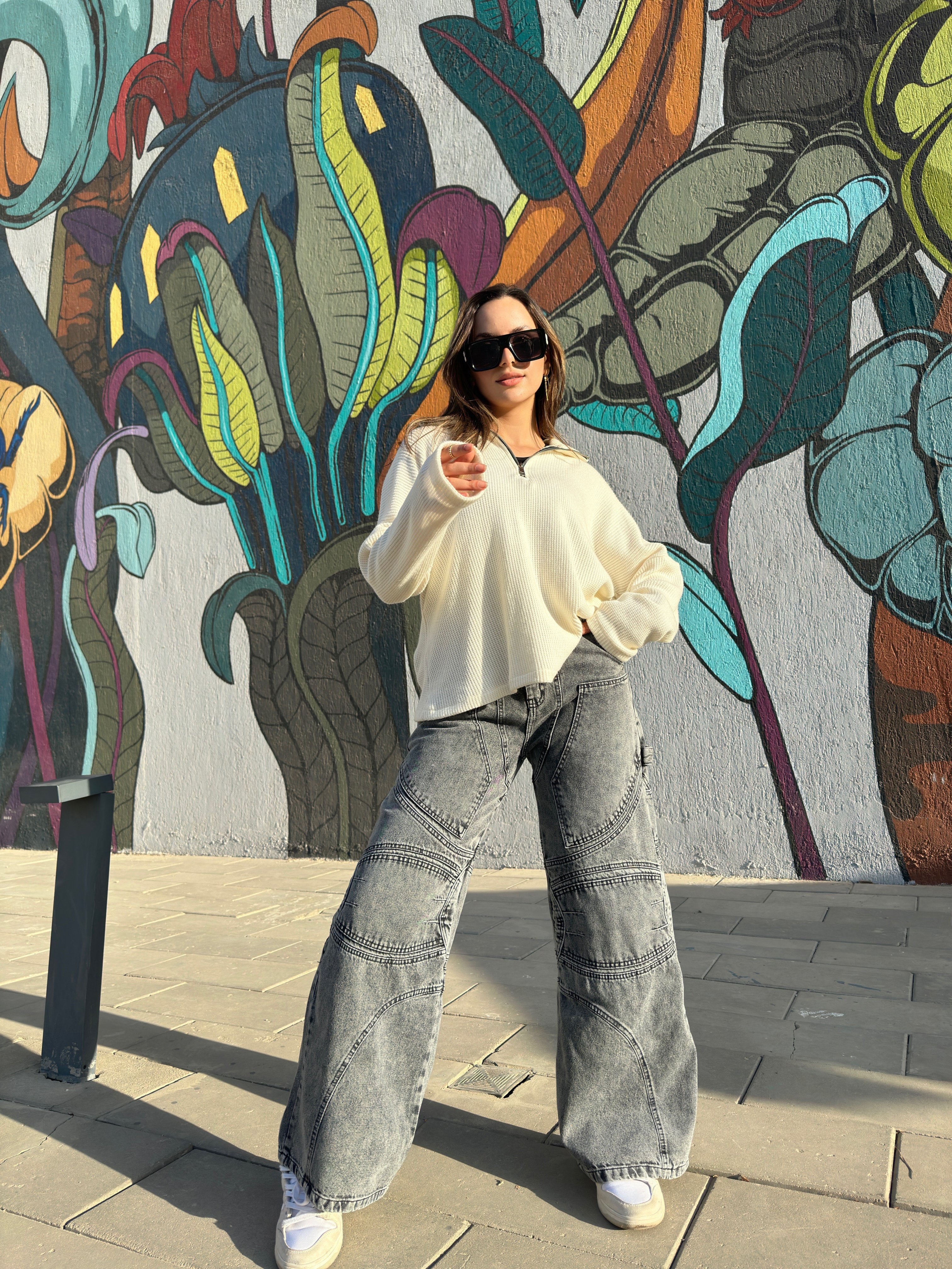 Cerotti Denim Pants Silver Clouds