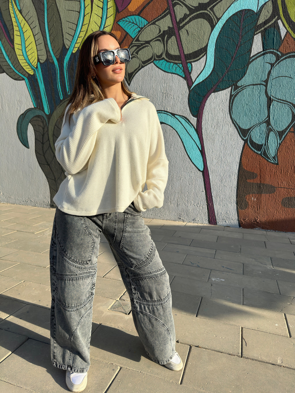 Cerotti Denim Pants Silver Clouds