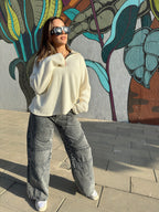 Cerotti Denim Pants Silver Clouds