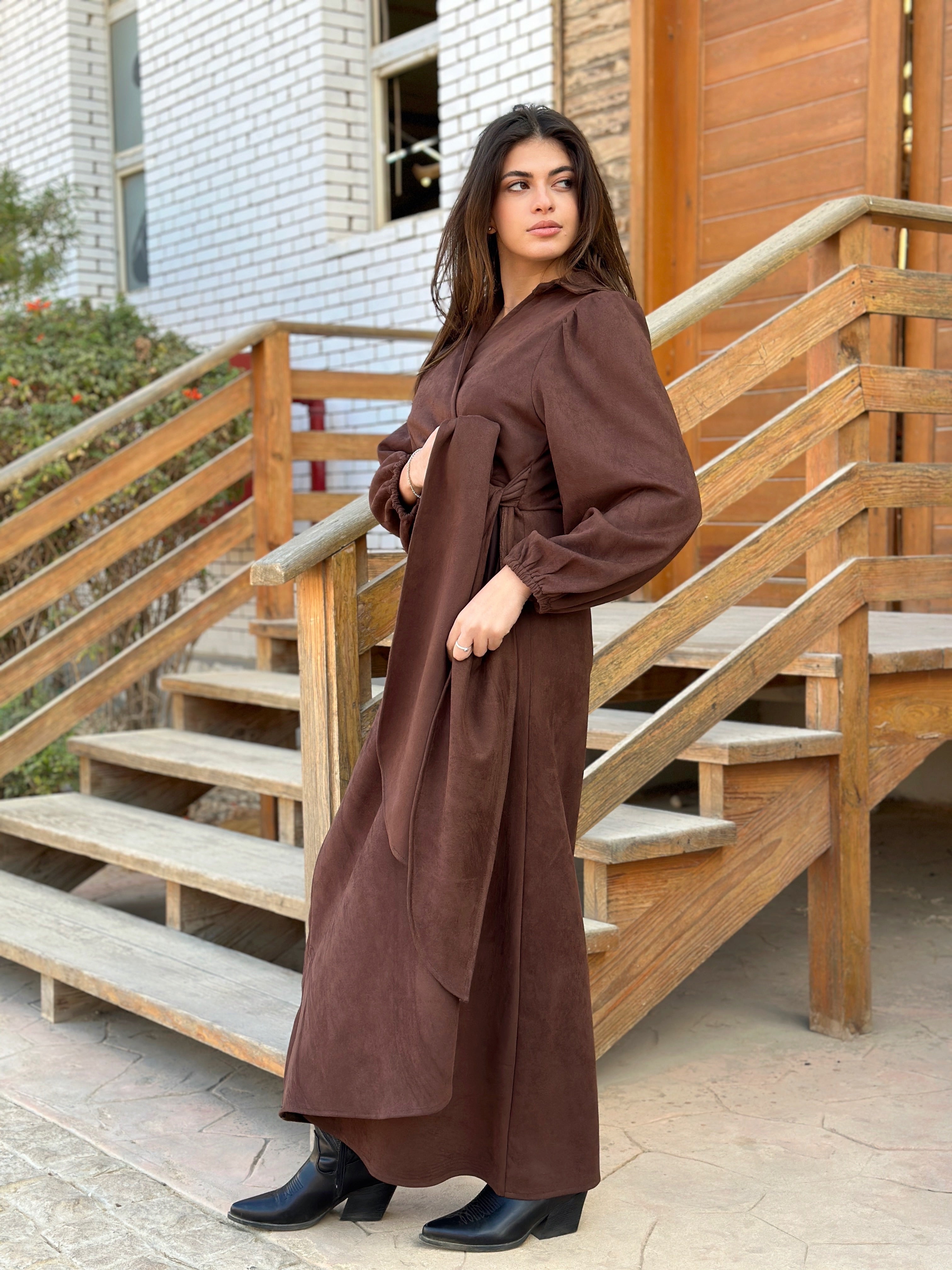 Shape it Suede Dress