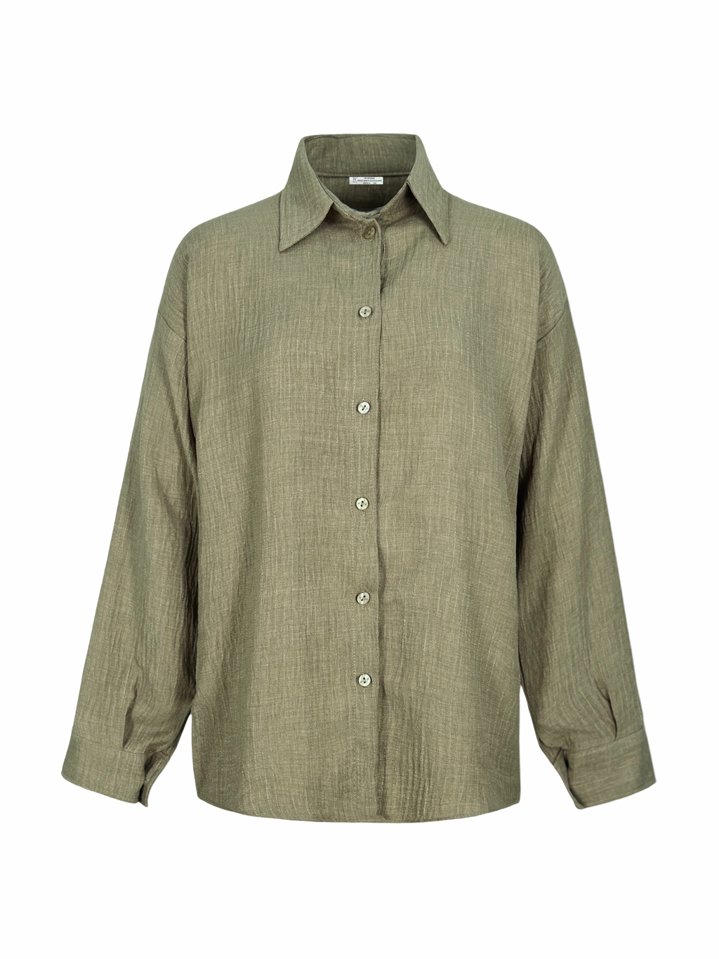 Soft Stripe Linen Set Shirt