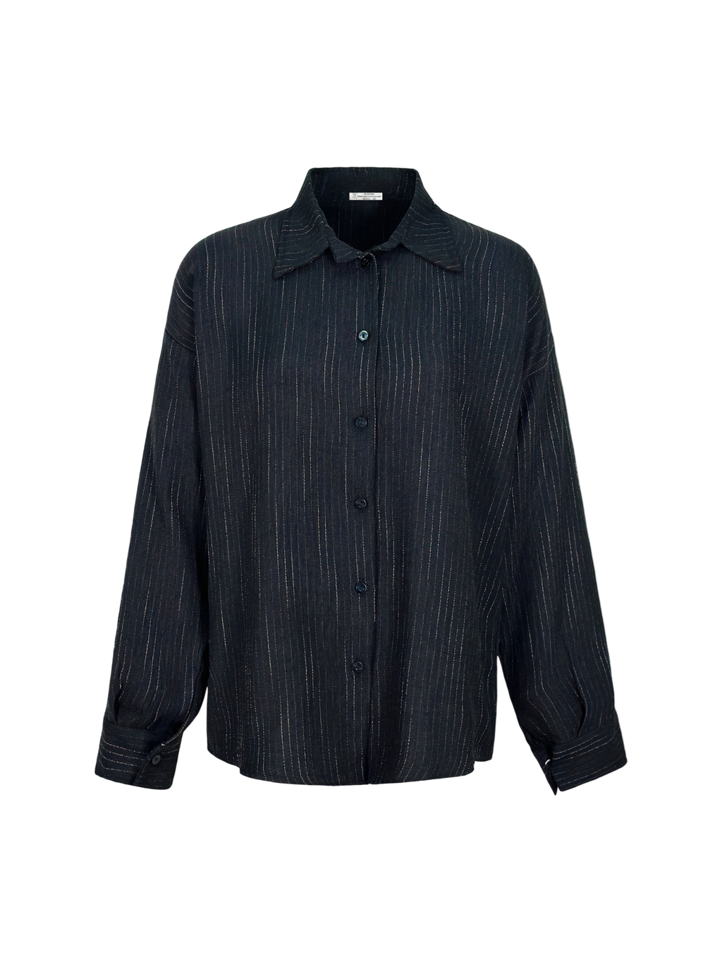 Soft Stripe Linen Set Shirt