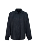 Soft Stripe Linen Set Shirt