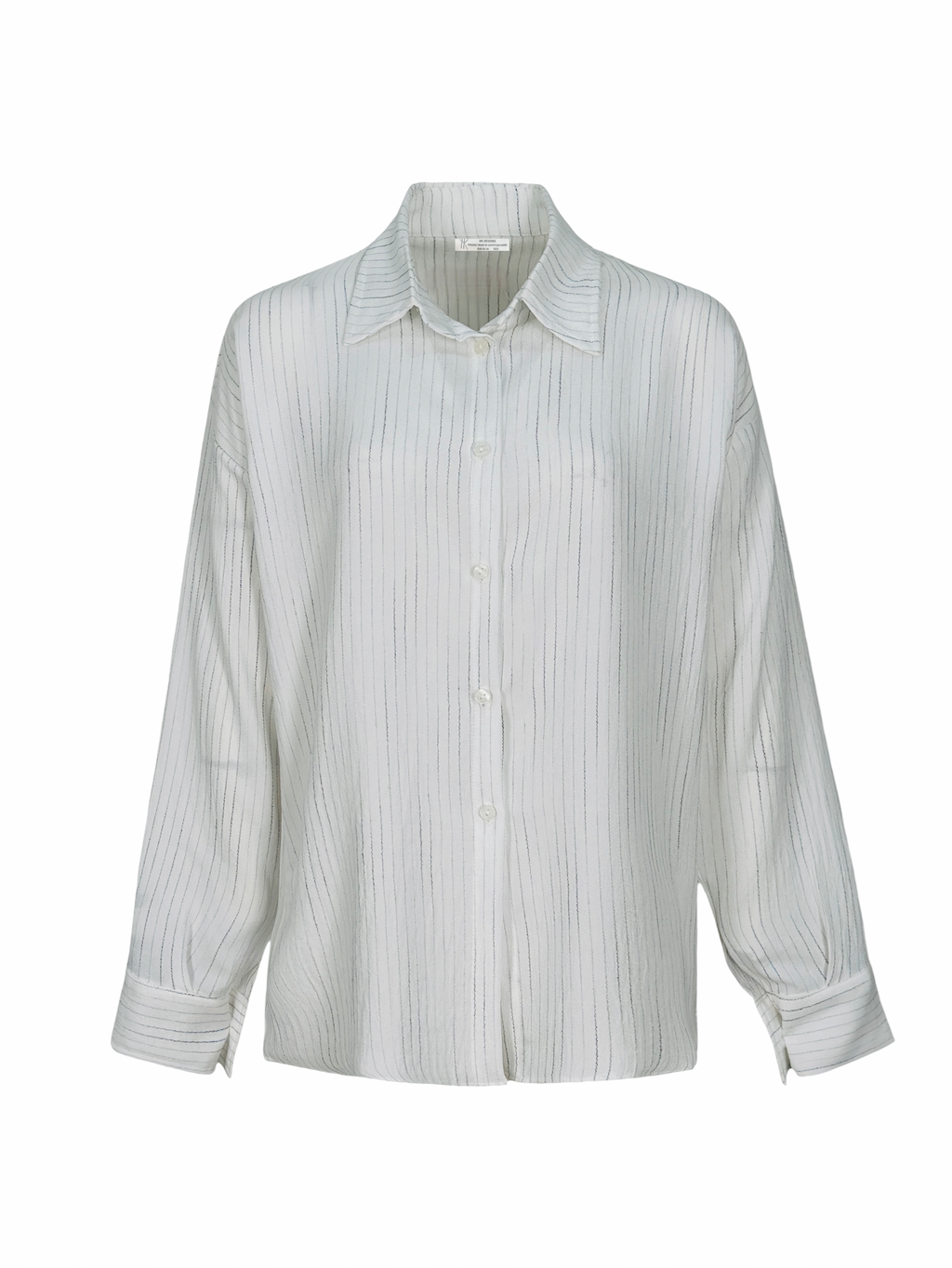Soft Stripe Linen Set Shirt