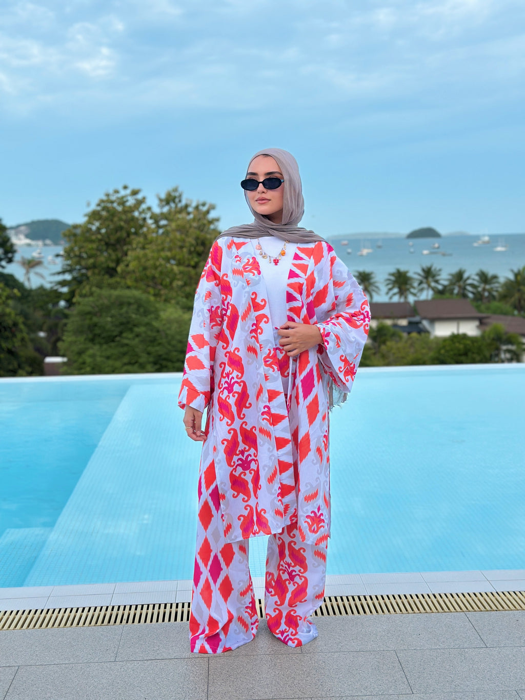 Sandy Sunsets Set Kimono