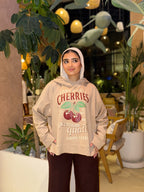 Oatmeal Cherries Sweatshirt