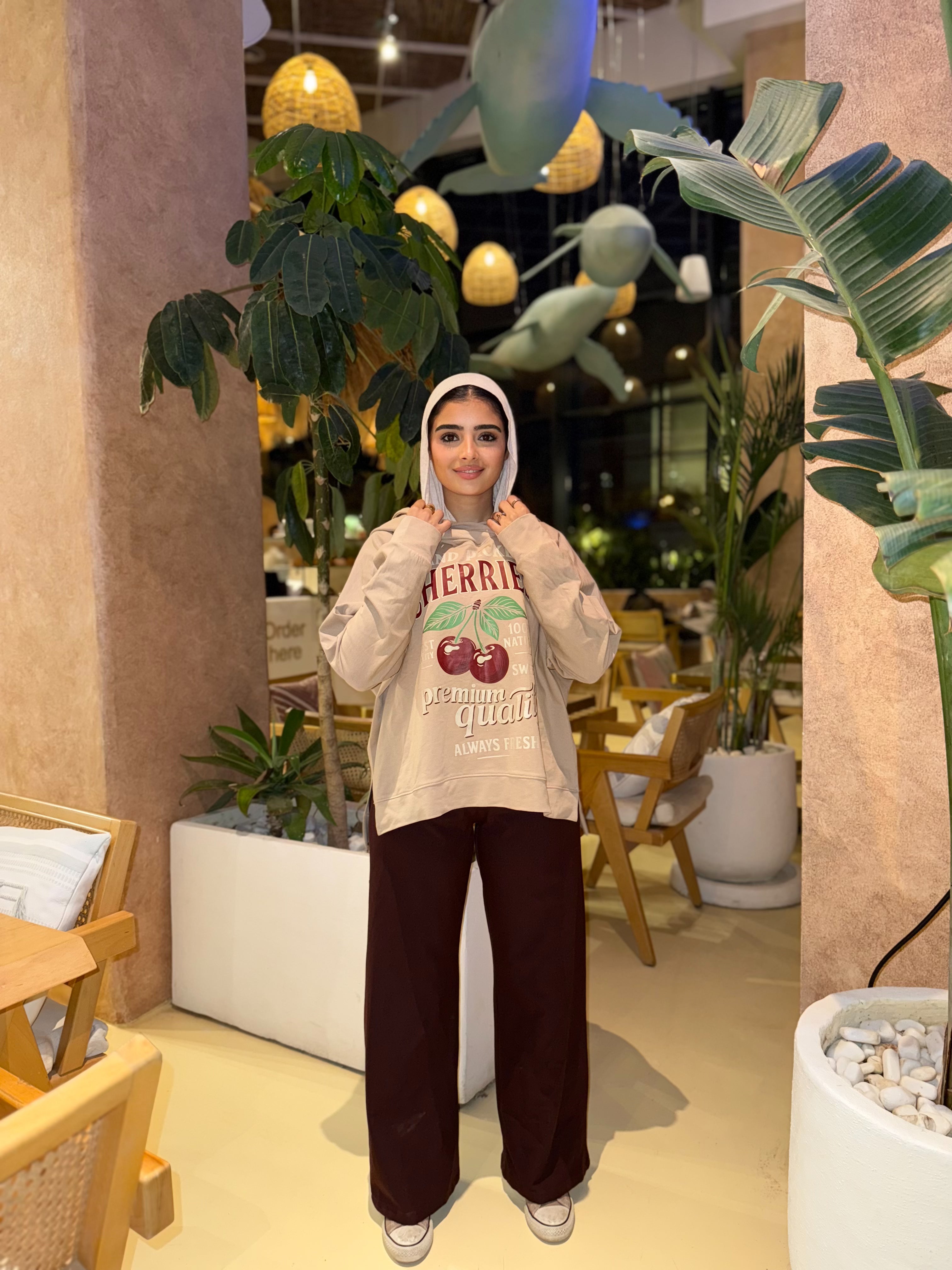 Oatmeal Cherries Sweatshirt