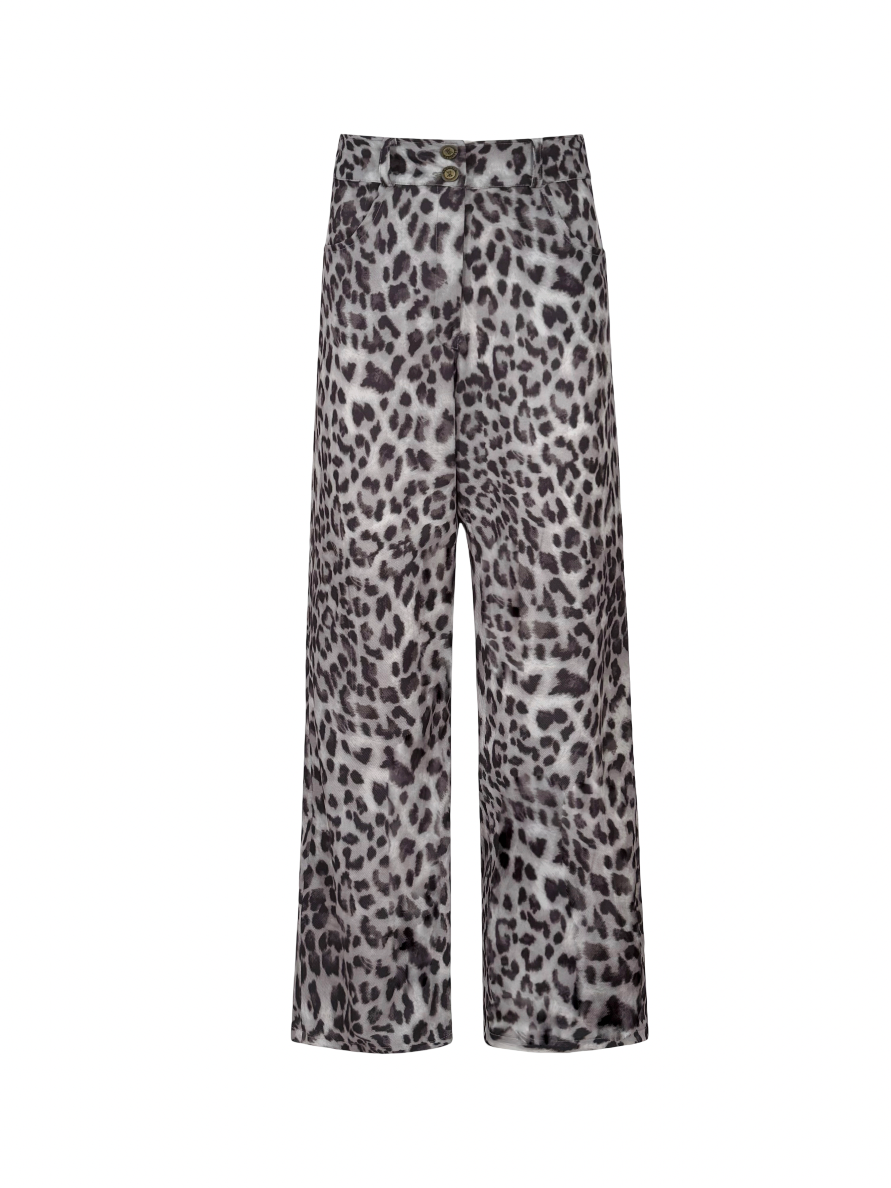 Leopard Wide Pants