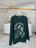 Le Cafe du Matcha Embroidered T-Shirt