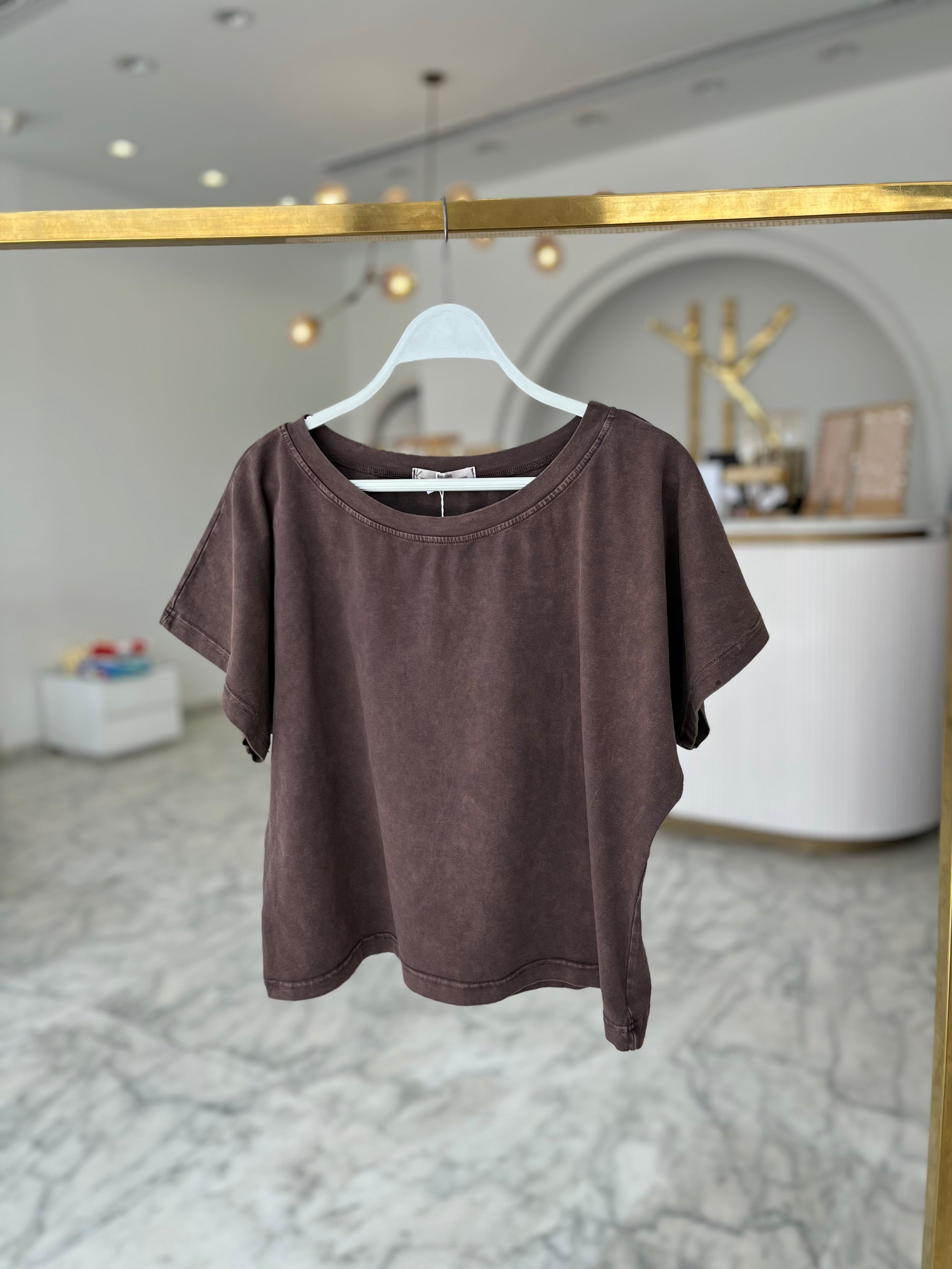 Acid Oversize Half T-Shirt