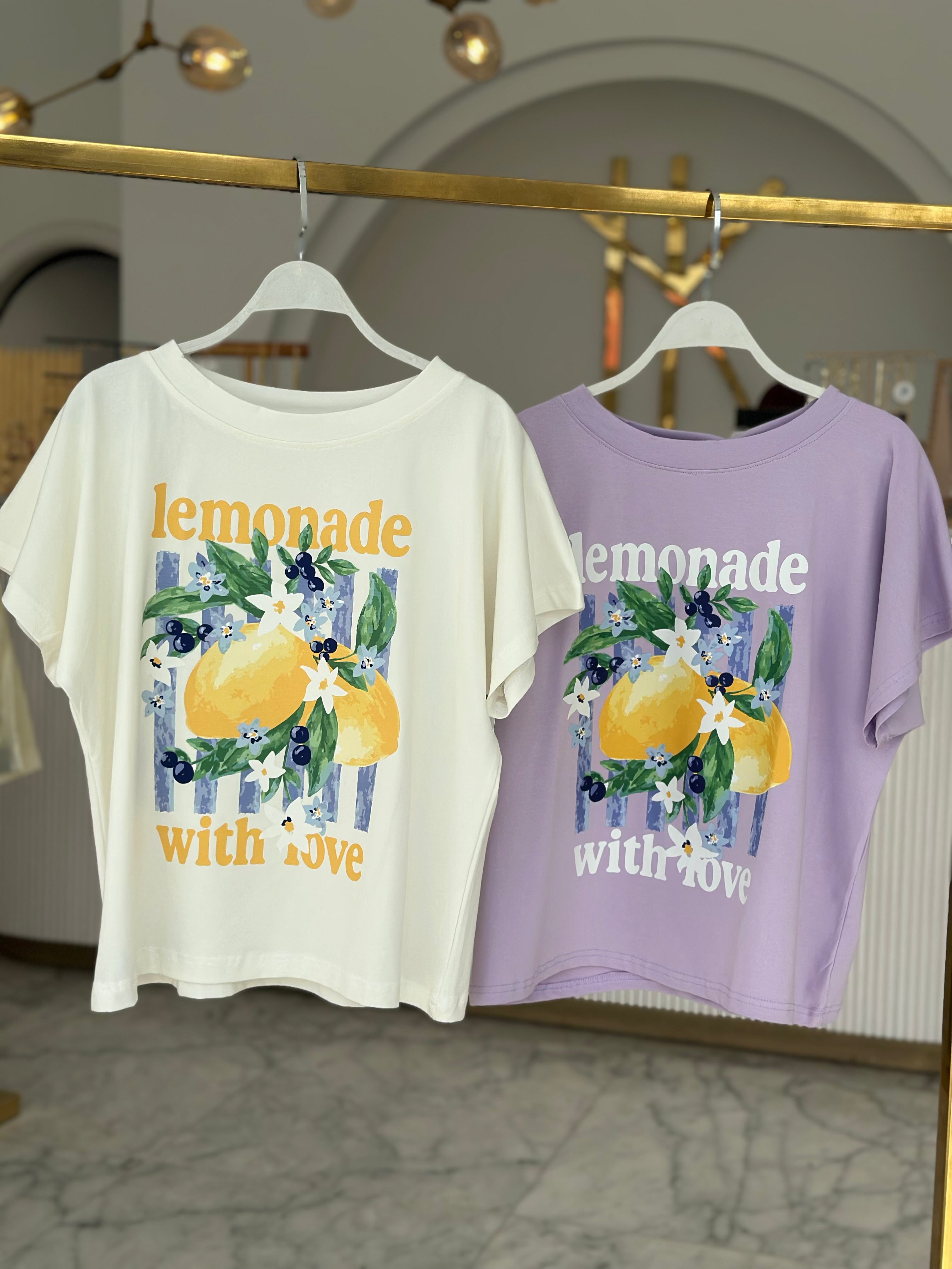 Lemonade With Love Half T-Shirt