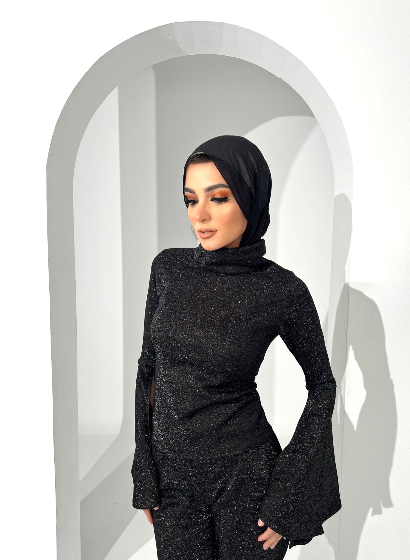 Sparkling Nights Top Black Diamond