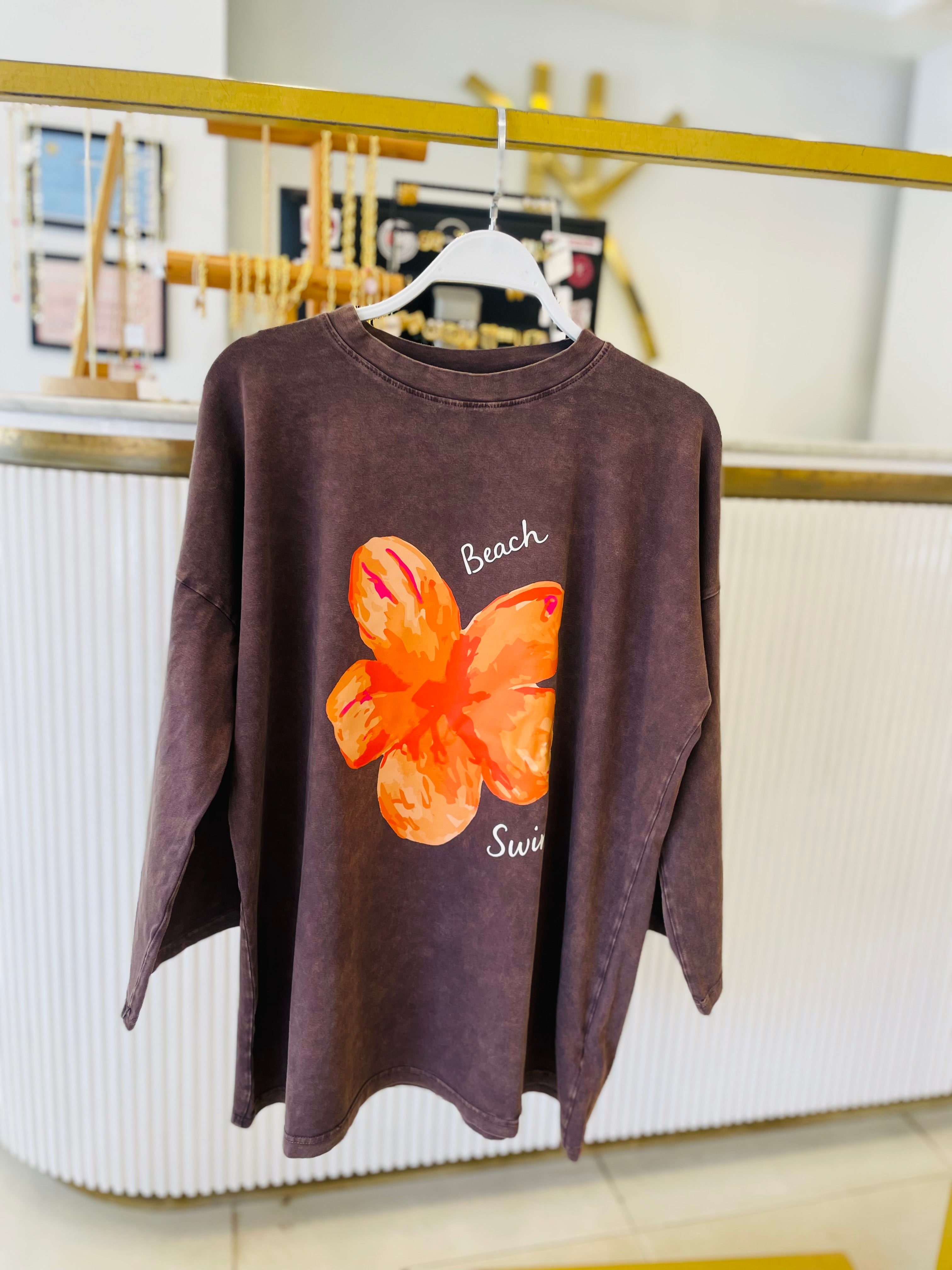 Orange Flowers T-Shirt