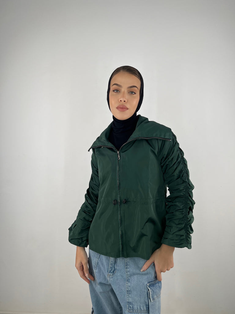 Heavy Light Gatherings Jacket Forest Green