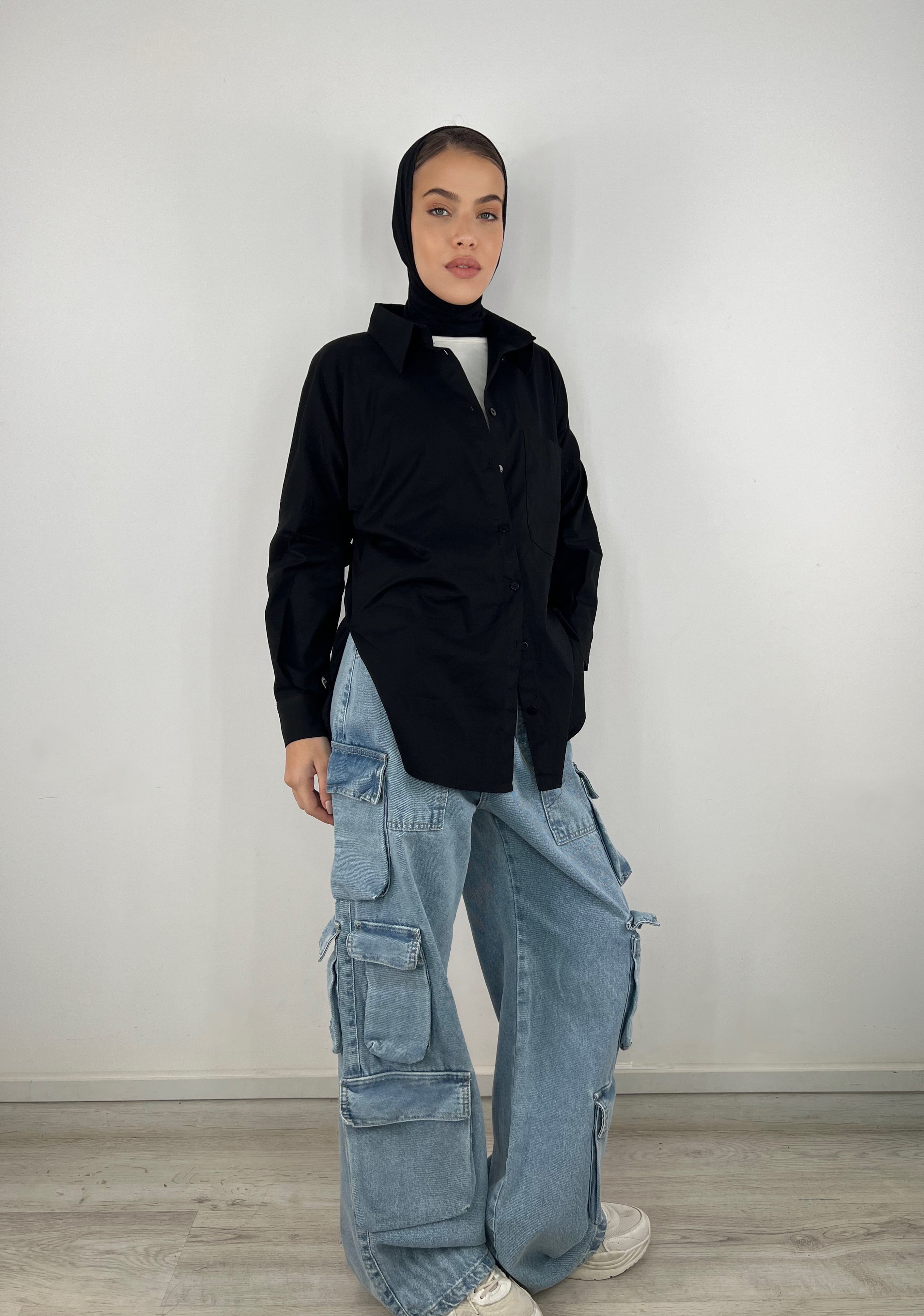 All Pockets Cargo Jeans Ice
