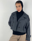 All in Trench Set Dark Grey