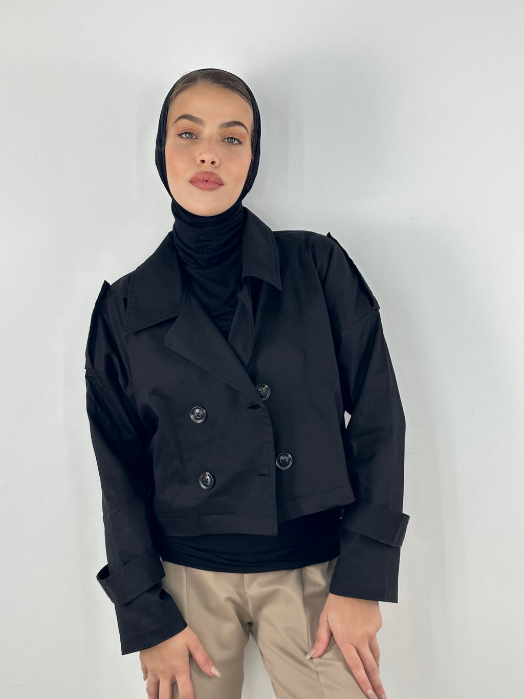 All In The Trench Set Black