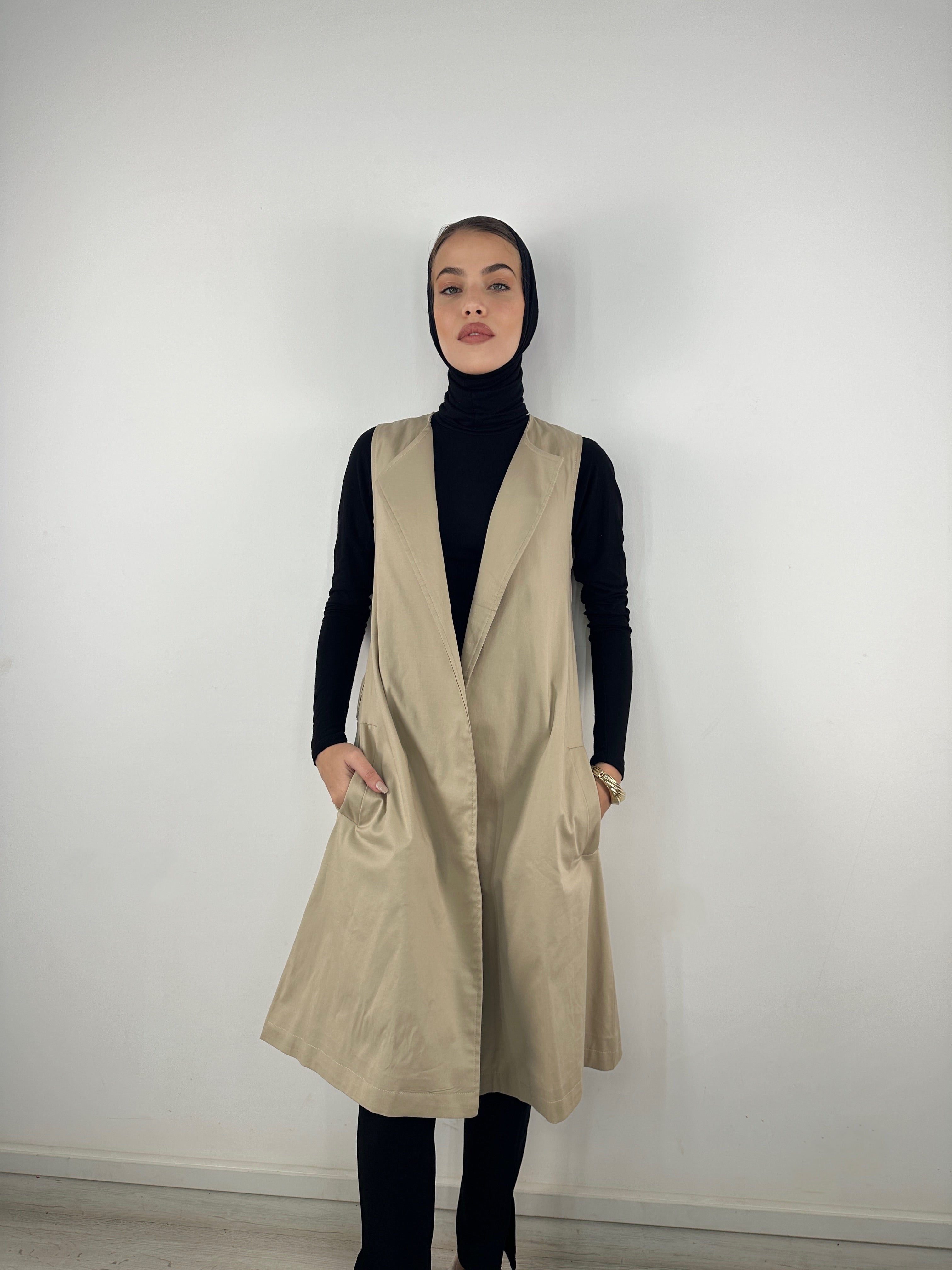 All In Trench Set Beige