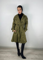 All in Trench Set Olive