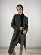 New French Coat Olive