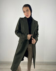 New French Coat Olive