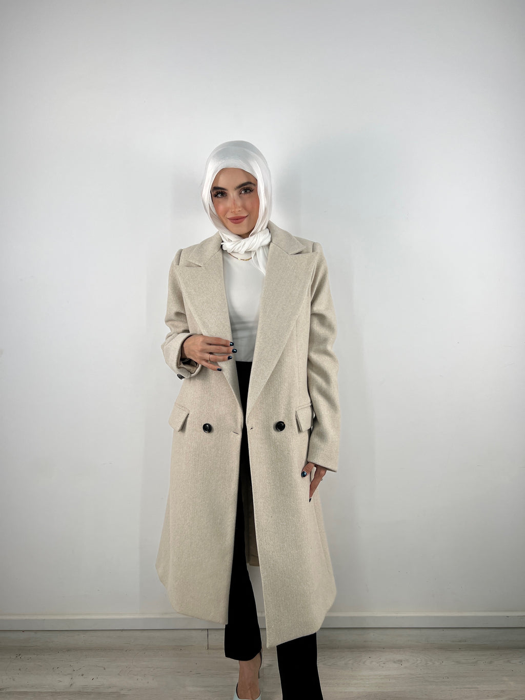 New French Coat Heather Grey