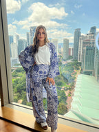 Blue Summer Set Pants