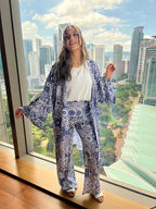 Blue Summer Set Pants