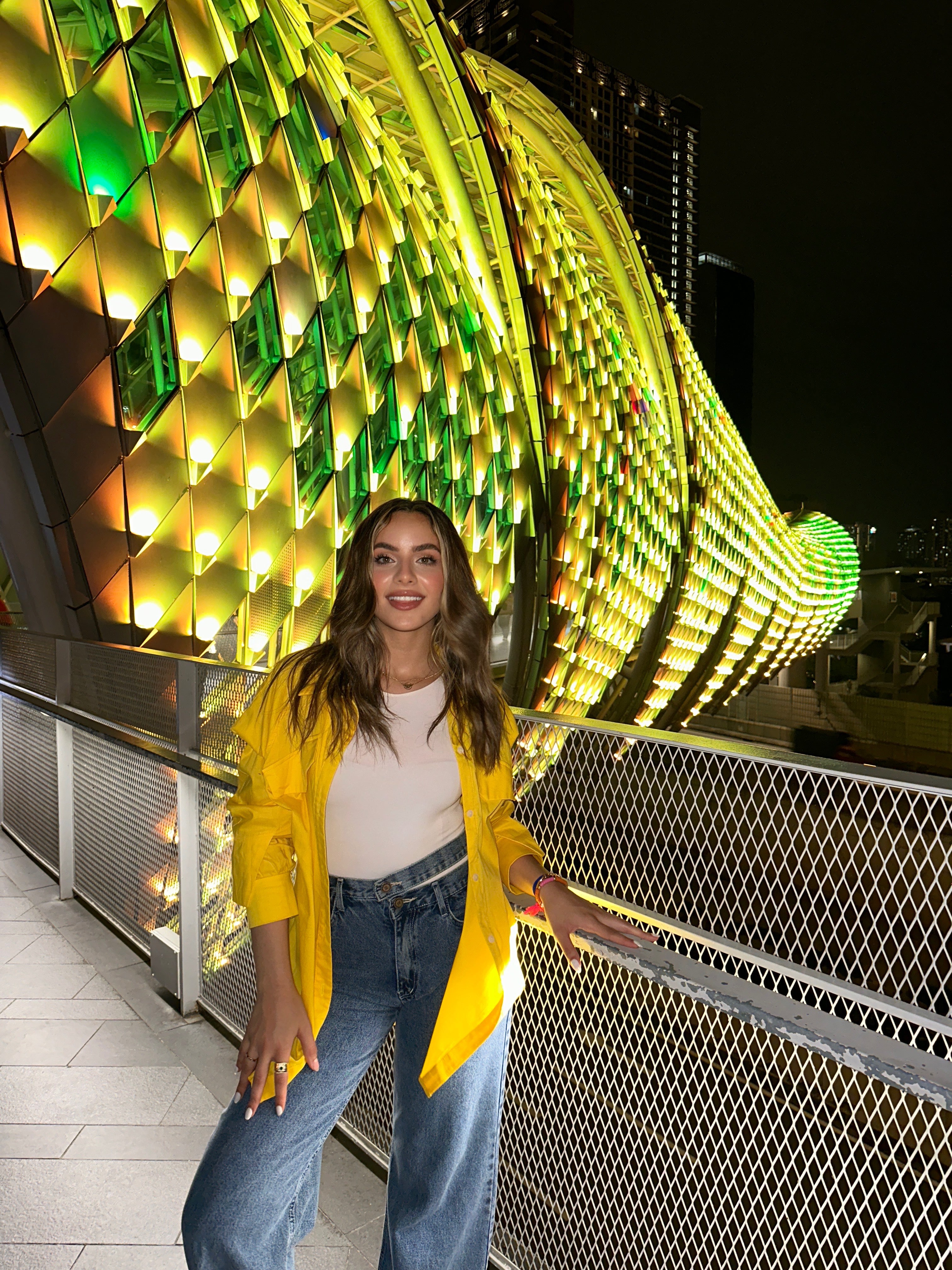 Basic Pocketed Shirt Yellow