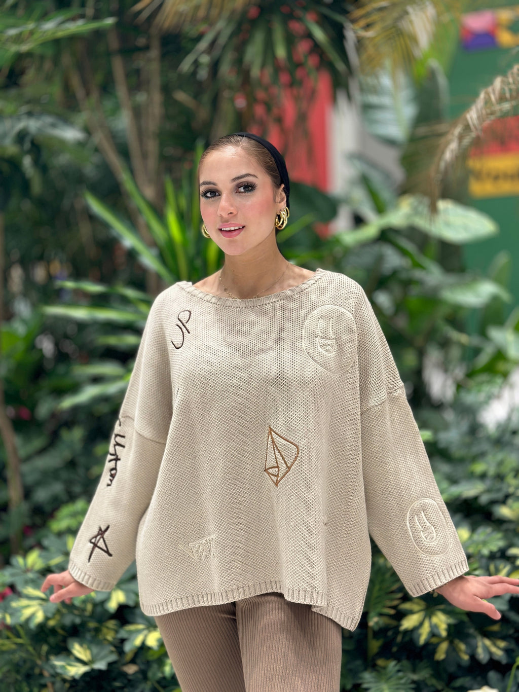 Your Own Doodling Sweater Latte