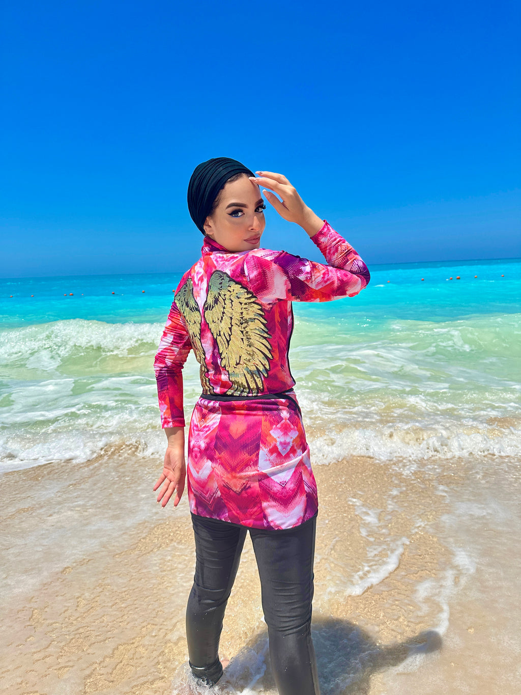 Fire Queen Swimsuit Top With Skirt Only