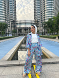 Colorful Boho Set Pants Baby Blue