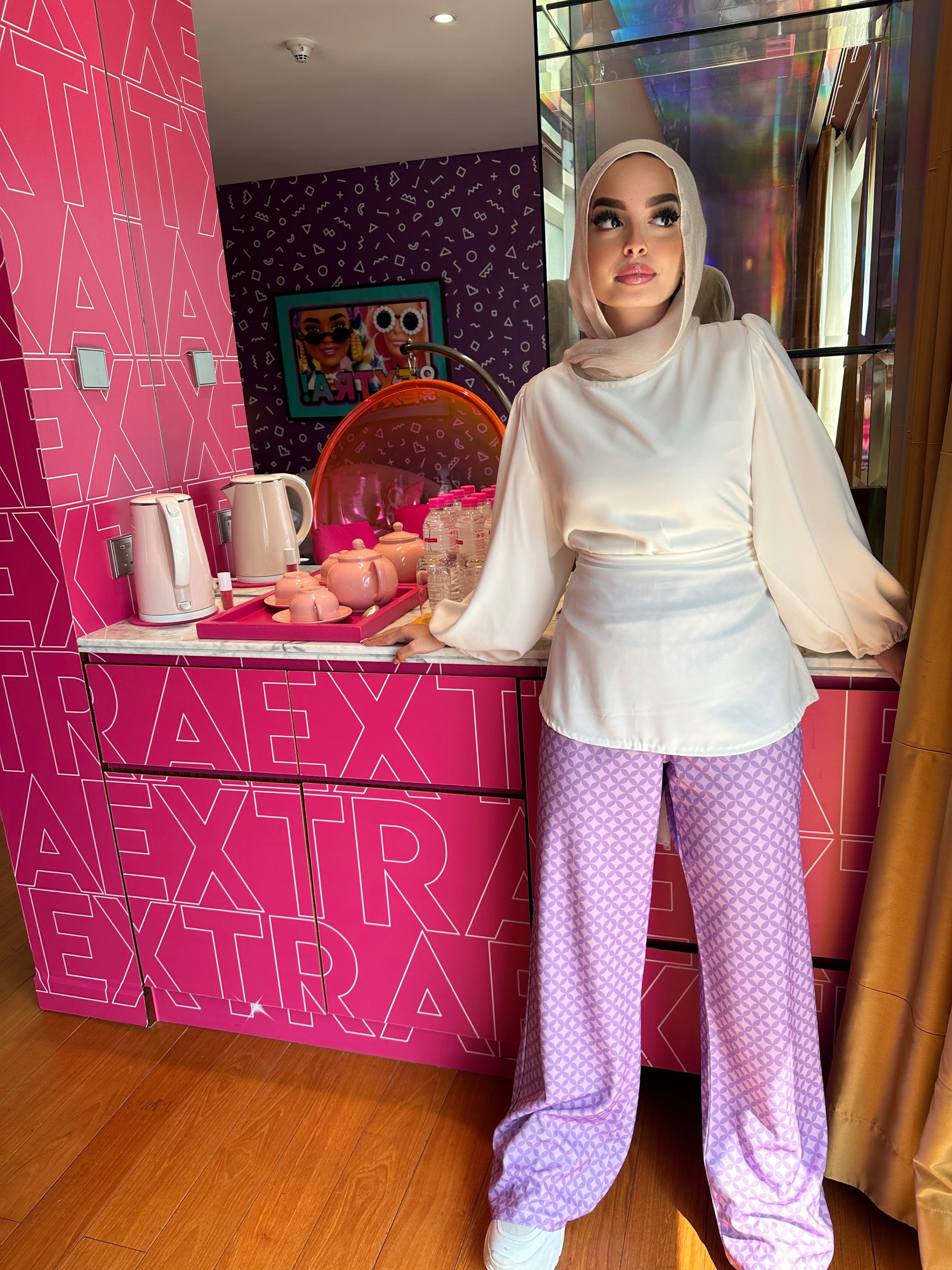 Monogram Pants Purple