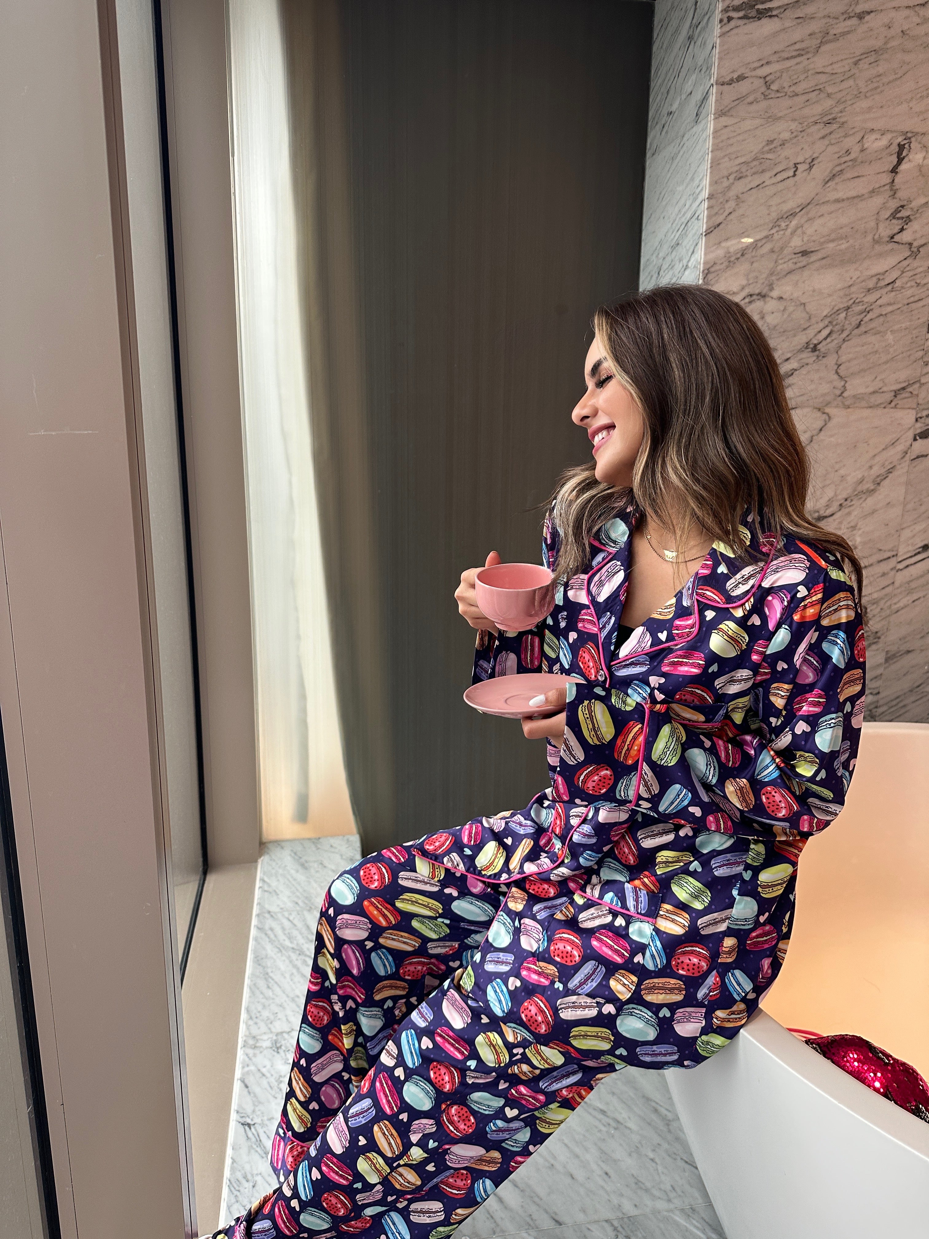 Pjs Top Macrons Girl