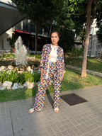 Colorful Boho Set Pants Black