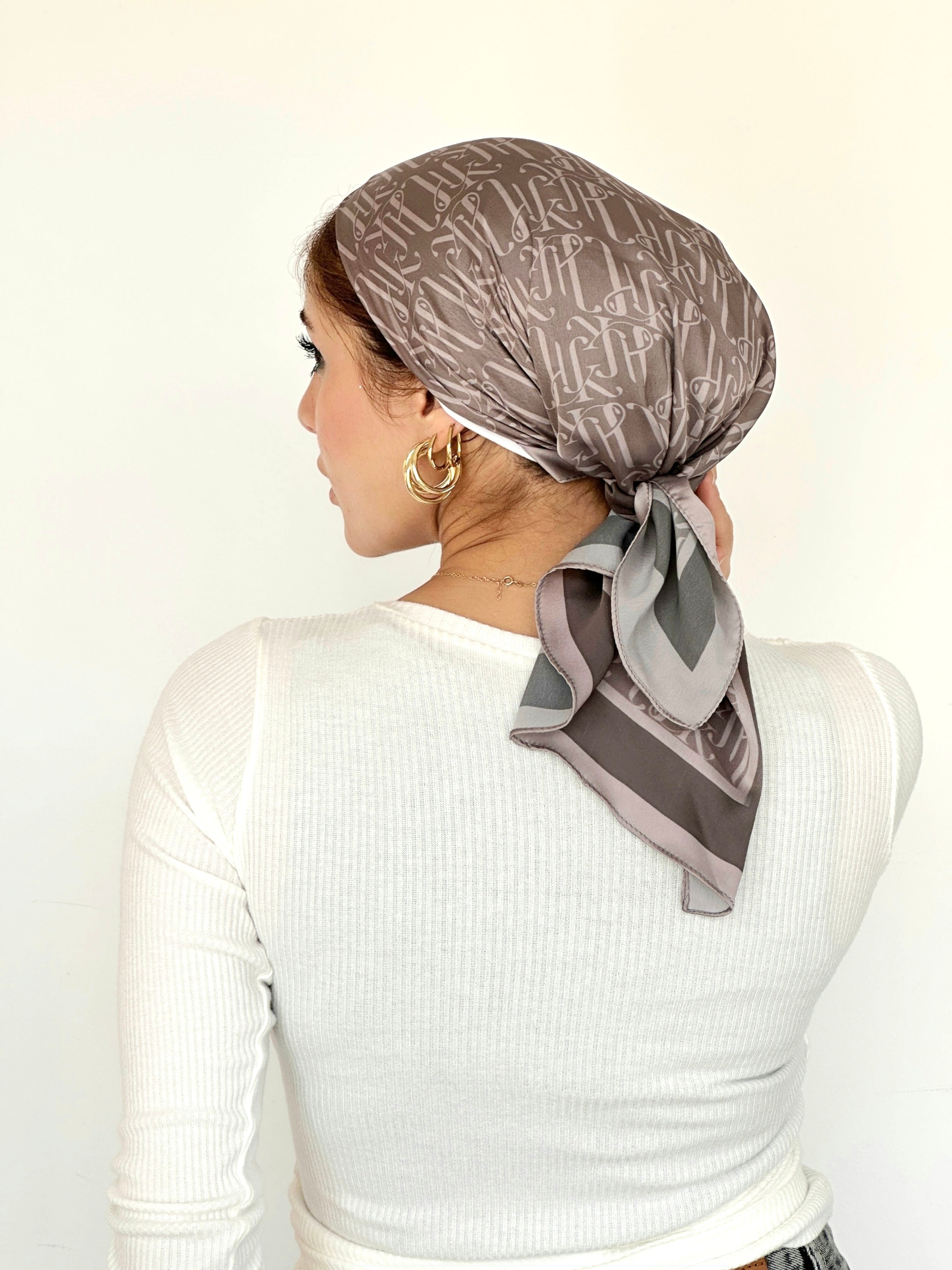 Your Must Have Satin Square Charcoal Caffe