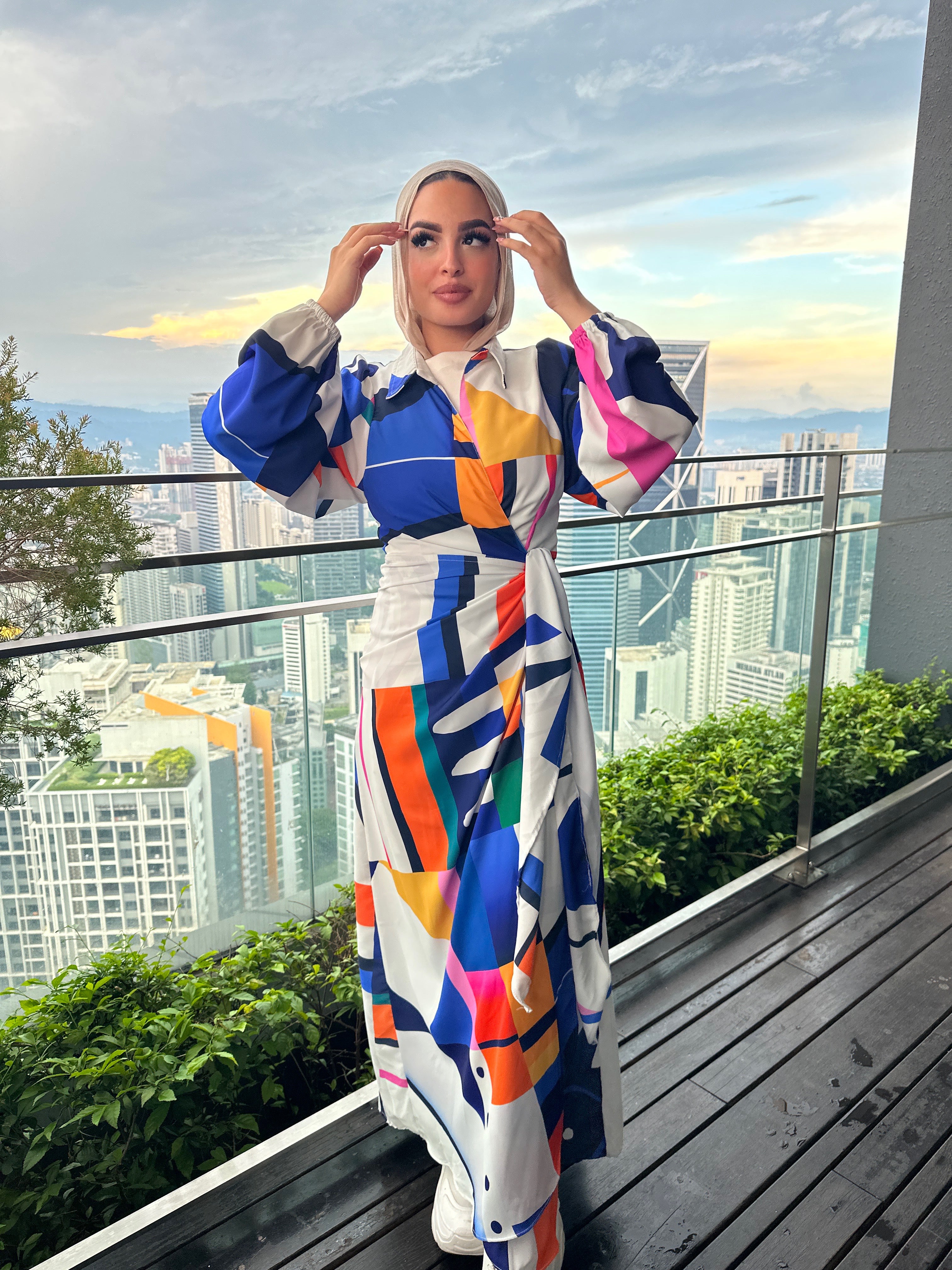 Colorful Beach Day Dress