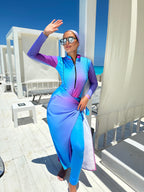 Aqua Marine Swimsuit Set