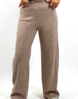 Knit Wide Pants Mocha