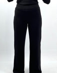 Knit Wide Pants Black