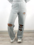 Cutout Pants Heather Grey
