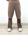 Cutout Pants Mocha