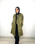 All in Trench Set Olive