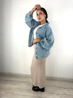 Puffed Denim Jacket