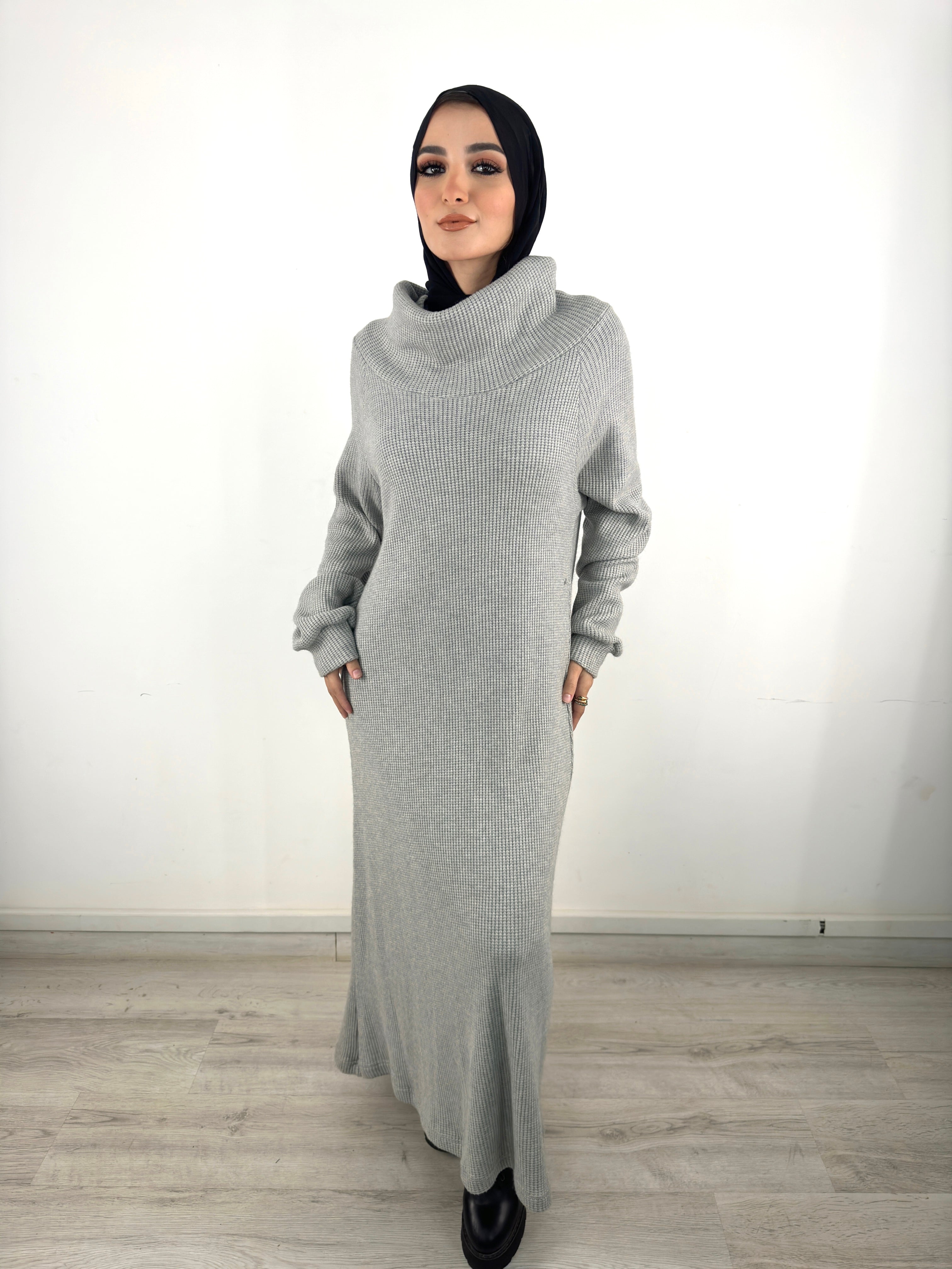 Warm Days Dress Heather Grey