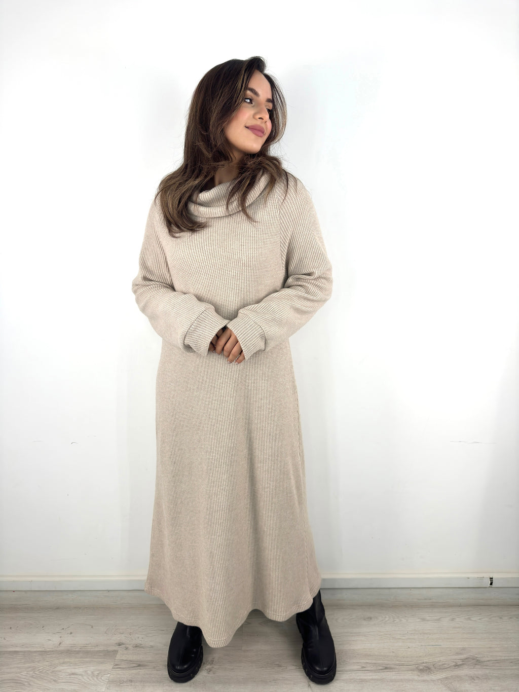 Warm Days Dress Oatmeal