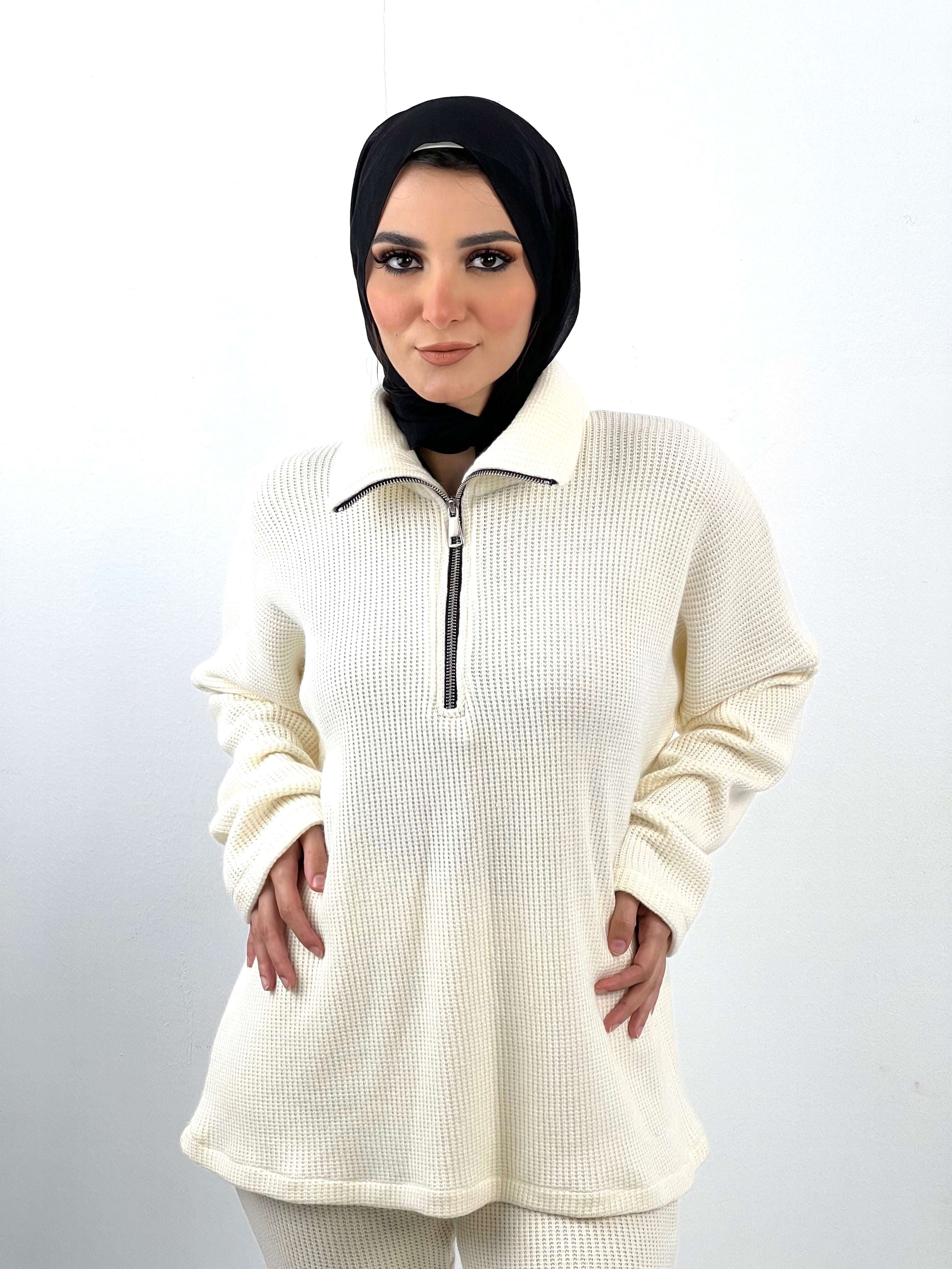 Warmy Heavy Sweater Cream