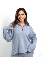 Warmy Heavy Sweater Sky Blue